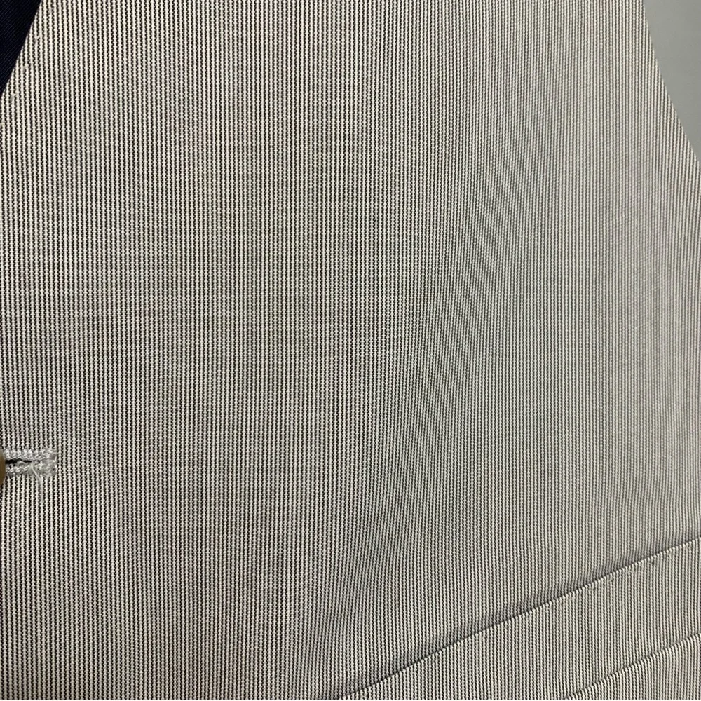 J. Crew‎ Men's Ludlow Striped Suit Vest Gray Size Small